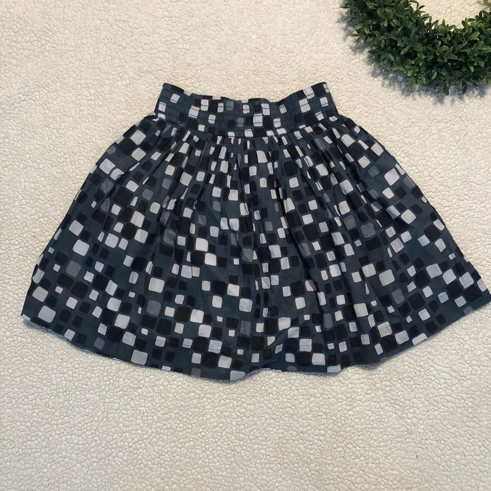 Banana Republic Checked Skirt Size 2 NWT